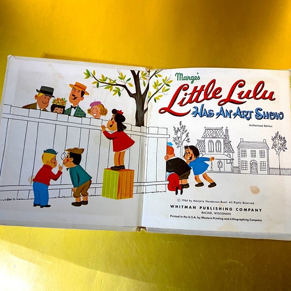 WHITMAN 60s MARGES LITTLE LULU HAS AN ART SHOW AUTHORIZED EDITION HARDCOVER BOOK - Picture 3 of 16